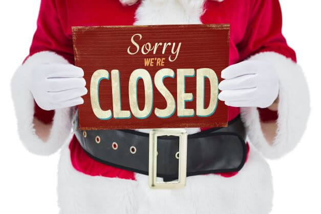 Las bolsas también festejan la Navidad y se tomarán un descanso durante unos días. Téngalos presentes a la hora de operar.